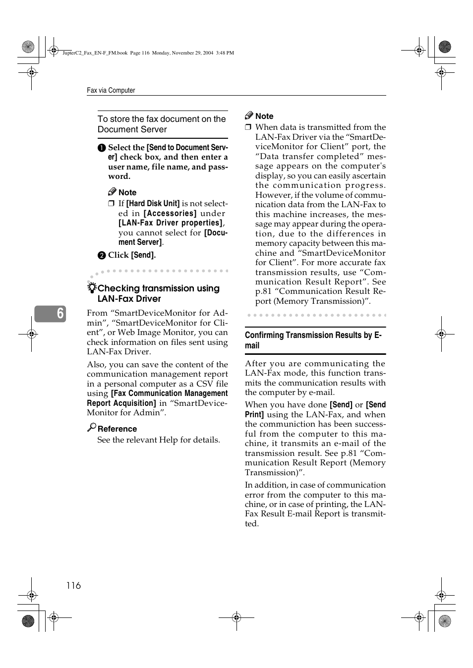 Ricoh Facsimile User Manual | Page 126 / 228