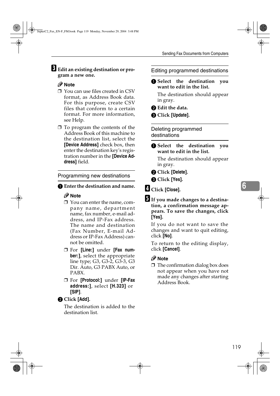 Ricoh Facsimile User Manual | Page 129 / 228
