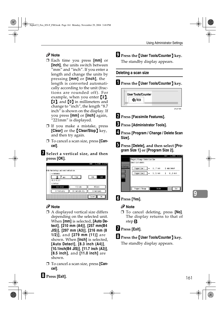 Ricoh Facsimile User Manual | Page 171 / 228