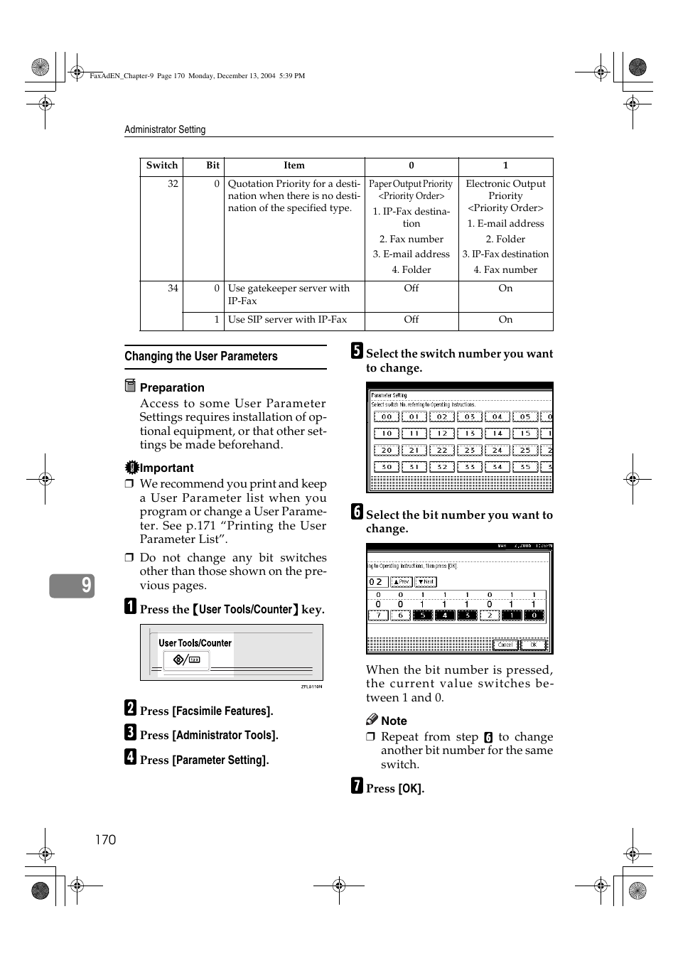 Ricoh Facsimile User Manual | Page 180 / 228