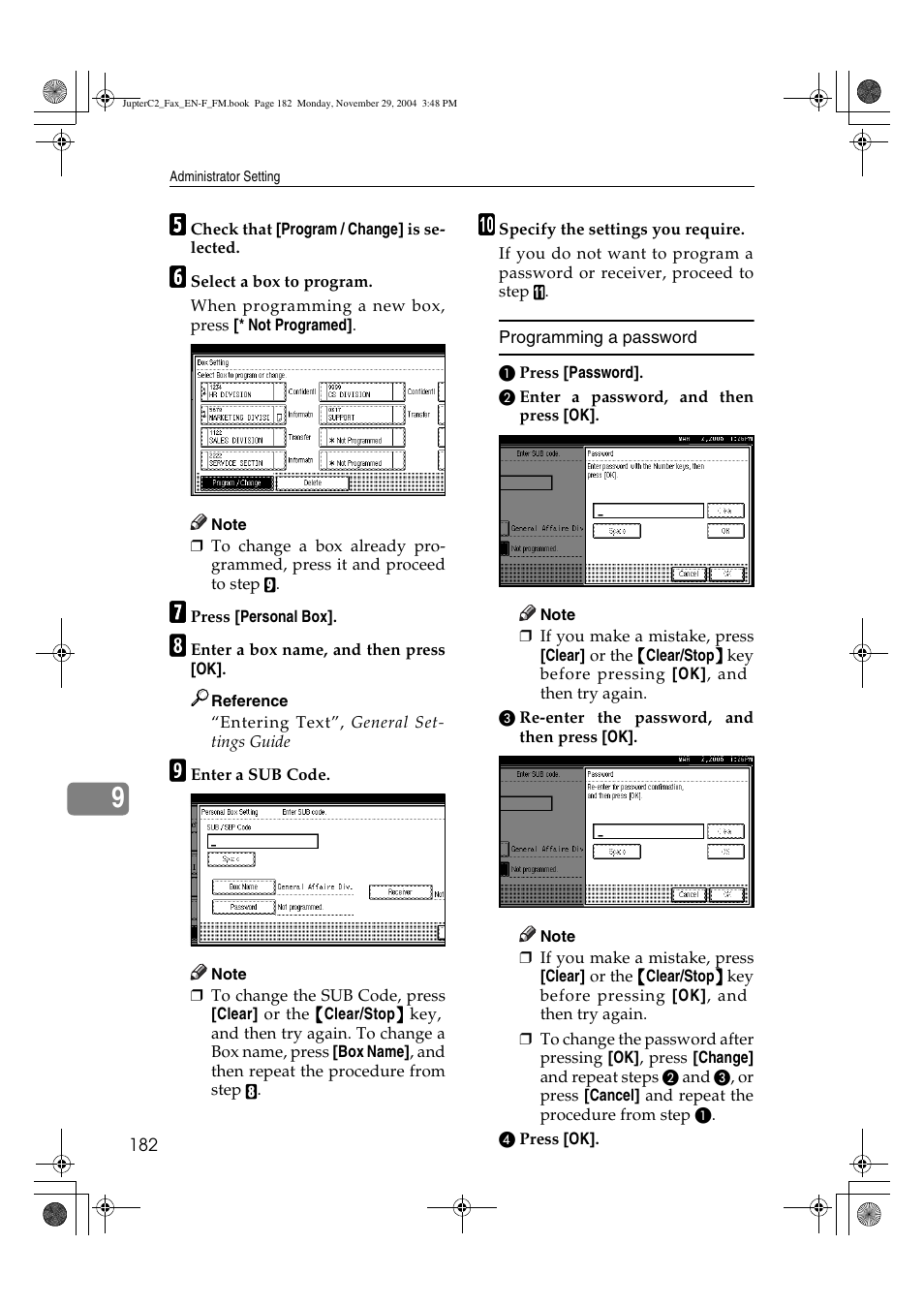 Ricoh Facsimile User Manual | Page 192 / 228