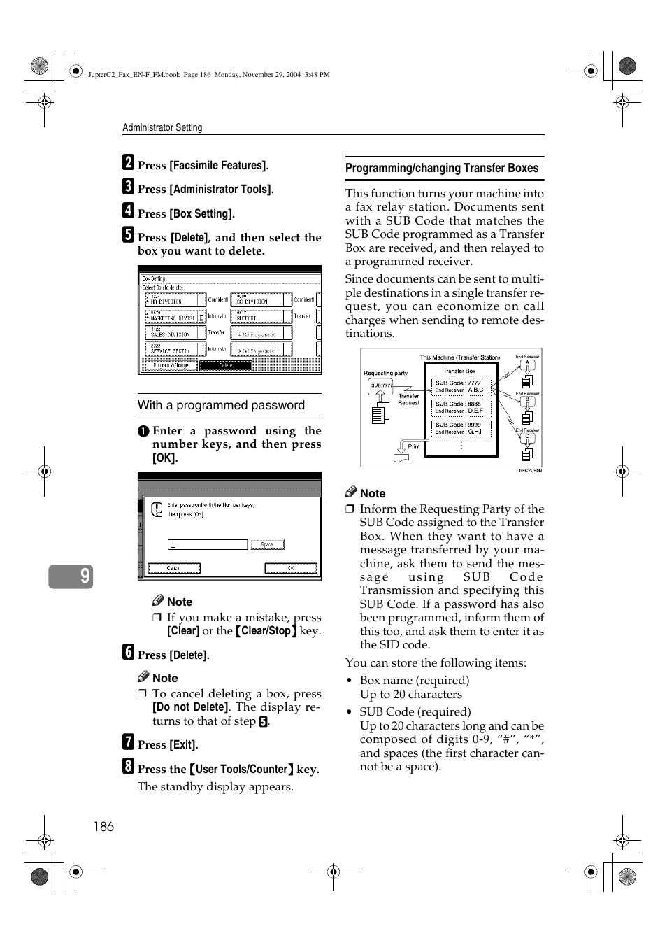 Ricoh Facsimile User Manual | Page 196 / 228