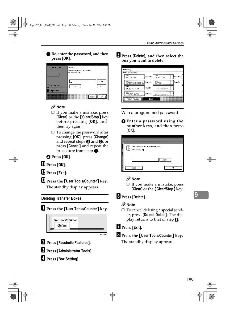 Ricoh Facsimile User Manual | Page 199 / 228