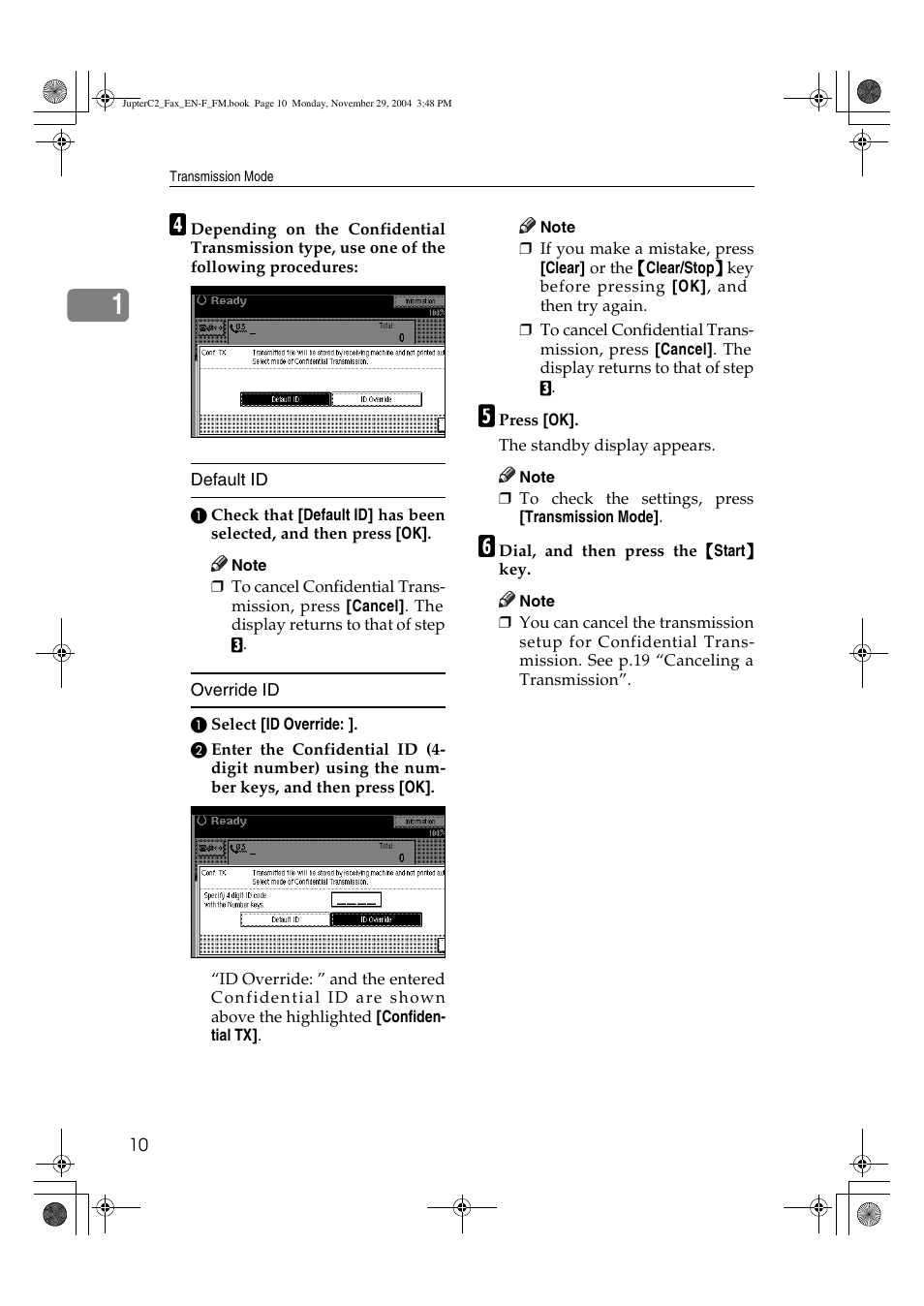 Ricoh Facsimile User Manual | Page 20 / 228