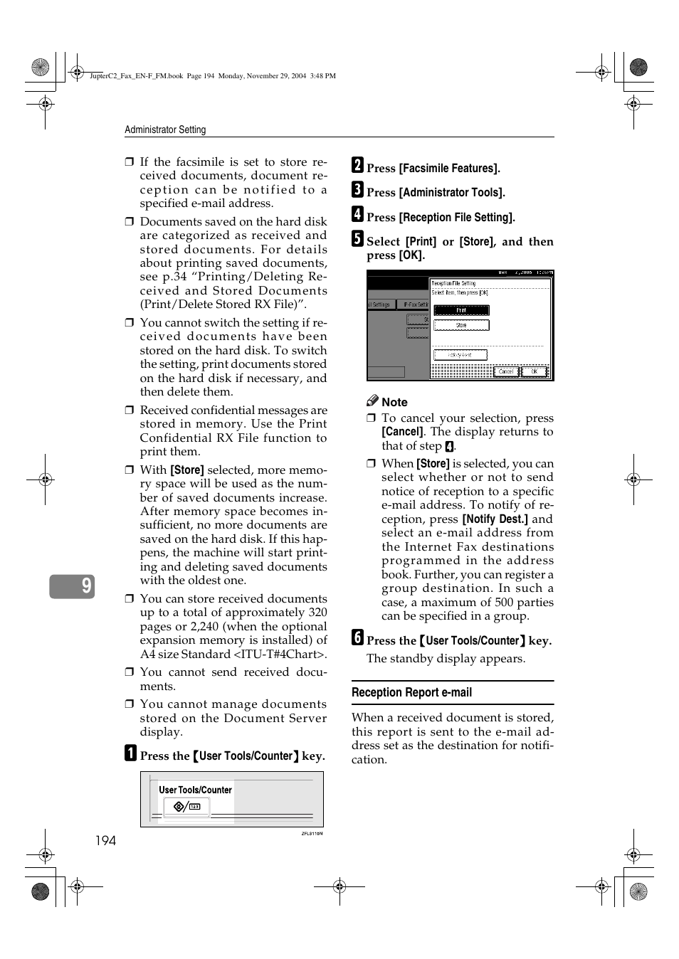 Ricoh Facsimile User Manual | Page 204 / 228
