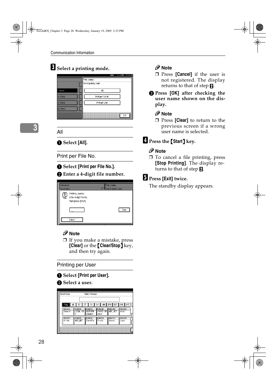Ricoh Facsimile User Manual | Page 38 / 228