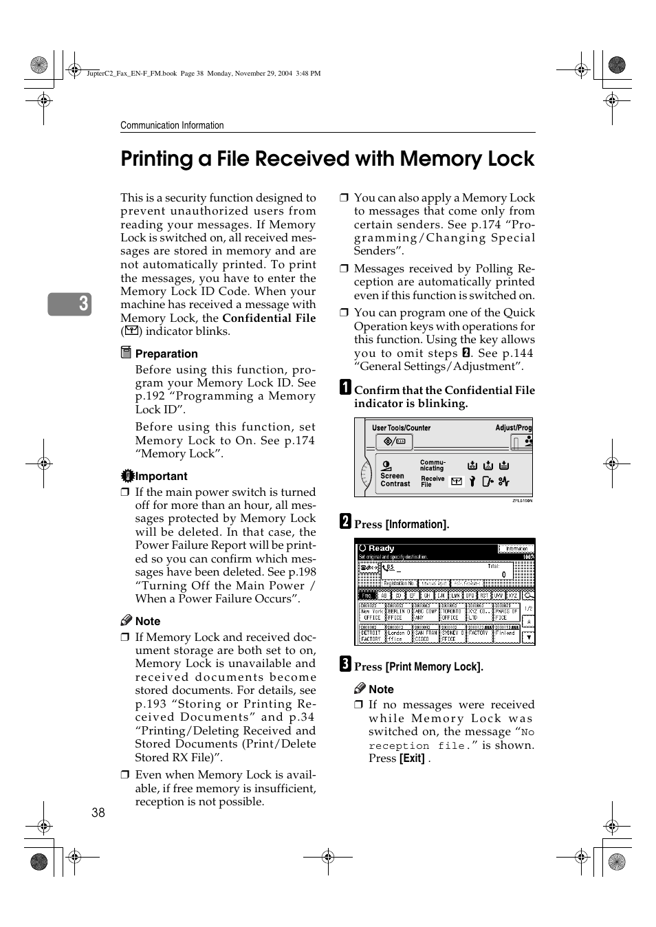 Ricoh Facsimile User Manual | Page 48 / 228