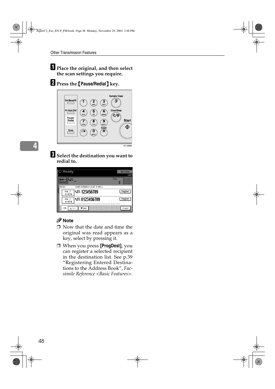 Ricoh Facsimile User Manual | Page 58 / 228