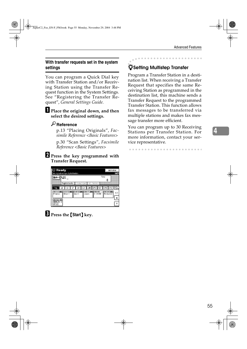 Ricoh Facsimile User Manual | Page 65 / 228