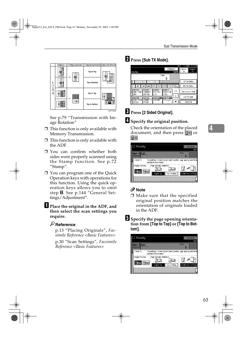 Ricoh Facsimile User Manual | Page 73 / 228