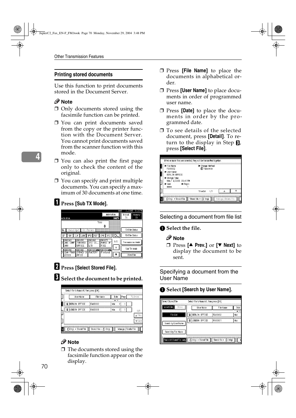 Ricoh Facsimile User Manual | Page 80 / 228
