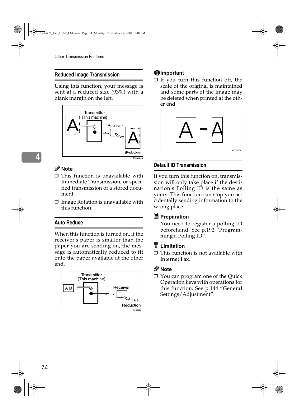 Ricoh Facsimile User Manual | Page 84 / 228
