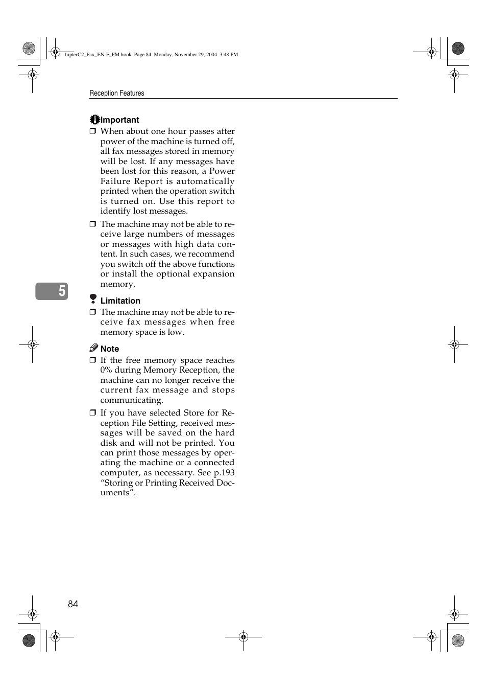 Ricoh Facsimile User Manual | Page 94 / 228