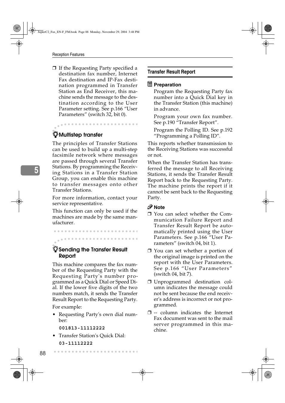 Ricoh Facsimile User Manual | Page 98 / 228
