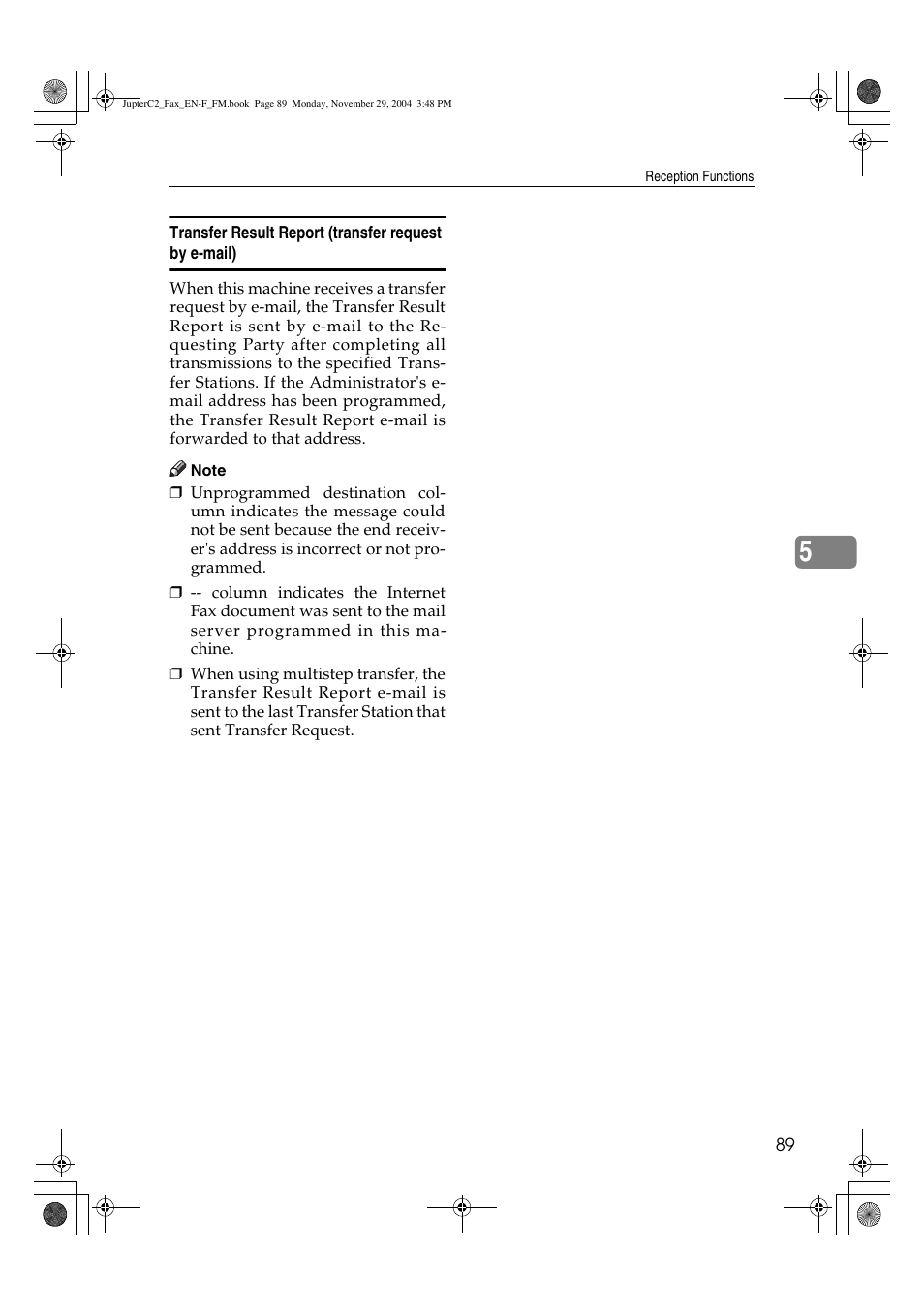 Ricoh Facsimile User Manual | Page 99 / 228