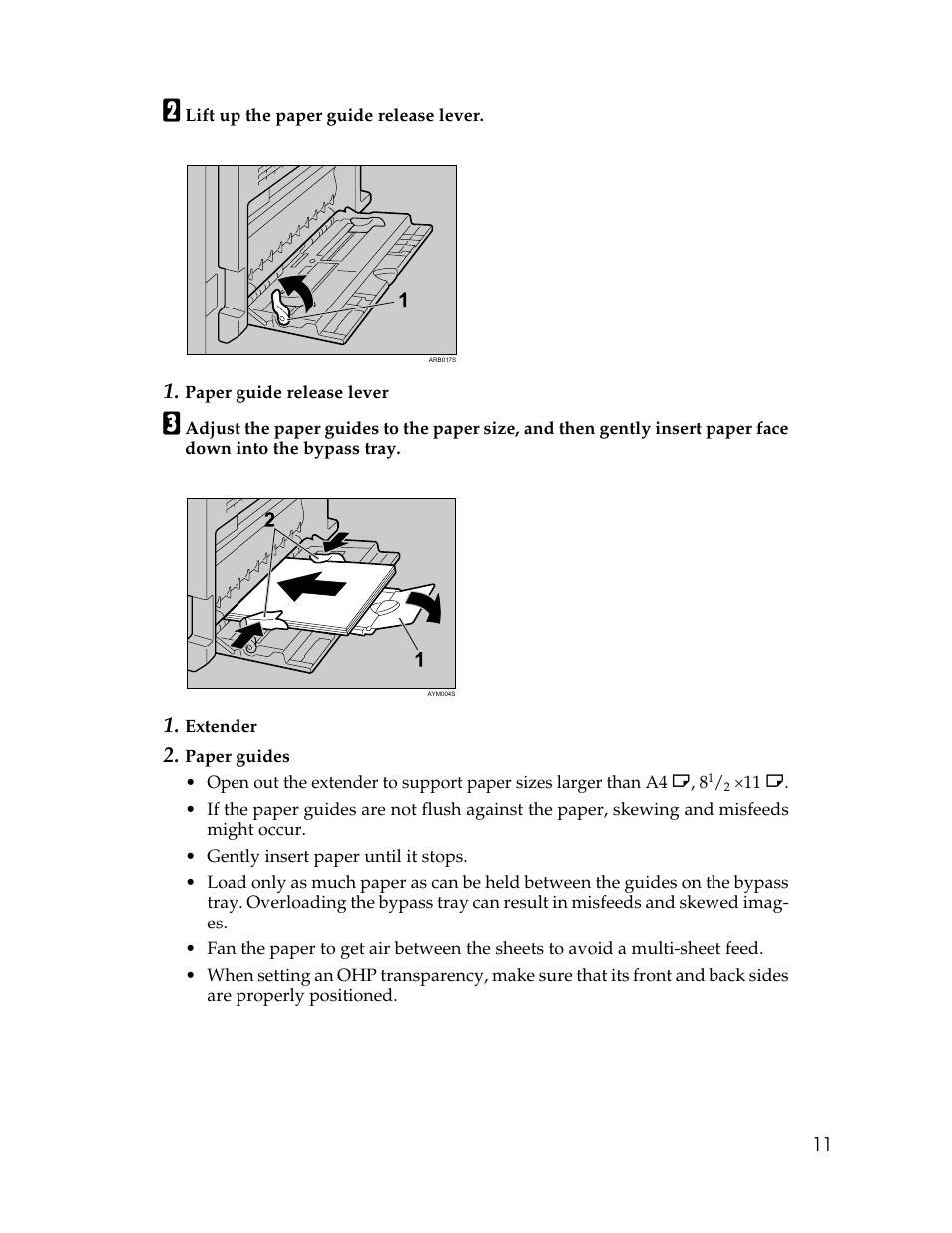 Ricoh Type 2500 User Manual | Page 17 / 106