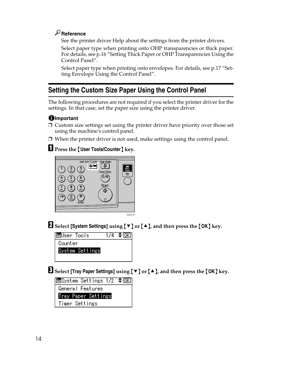 Ricoh Type 2500 User Manual | Page 20 / 106