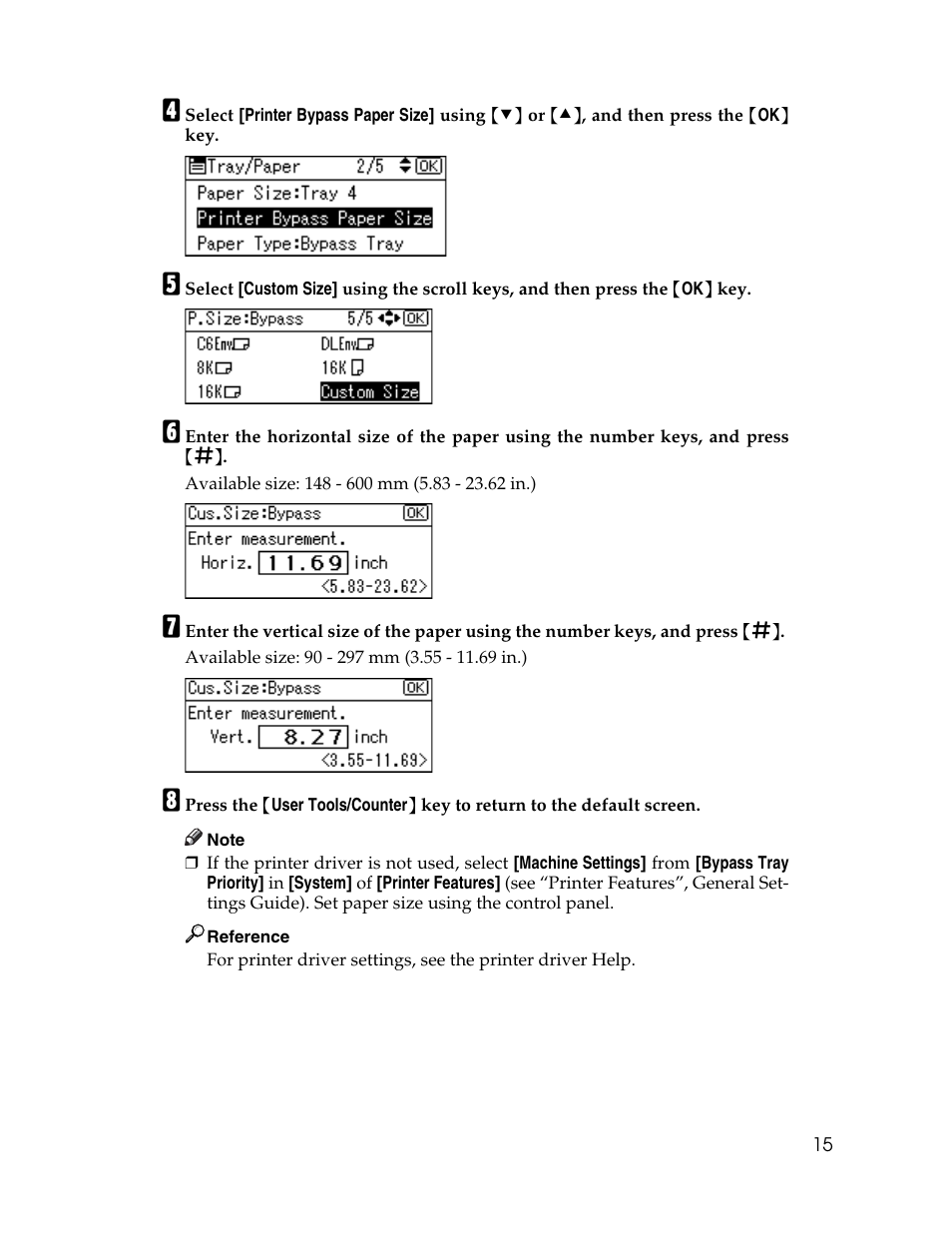 Ricoh Type 2500 User Manual | Page 21 / 106