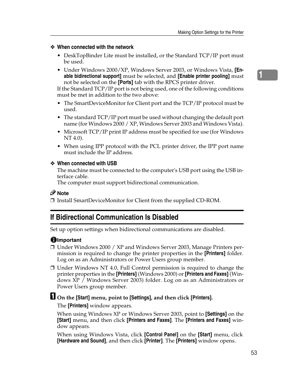 If bidirectional communication is disabled | Ricoh Type 2500 User Manual | Page 59 / 106