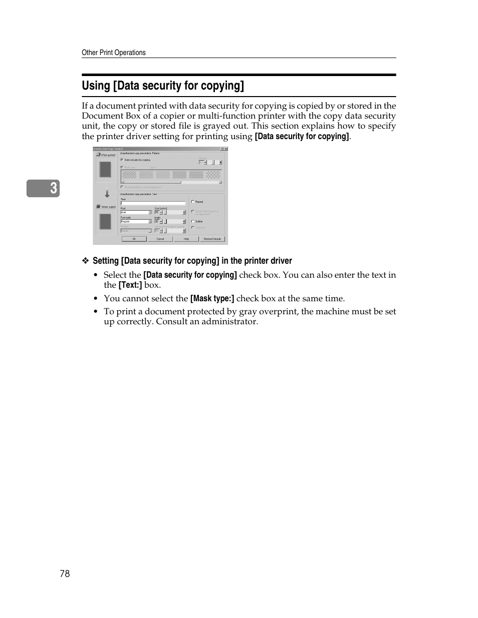 Using [data security for copying | Ricoh Type 2500 User Manual | Page 84 / 106
