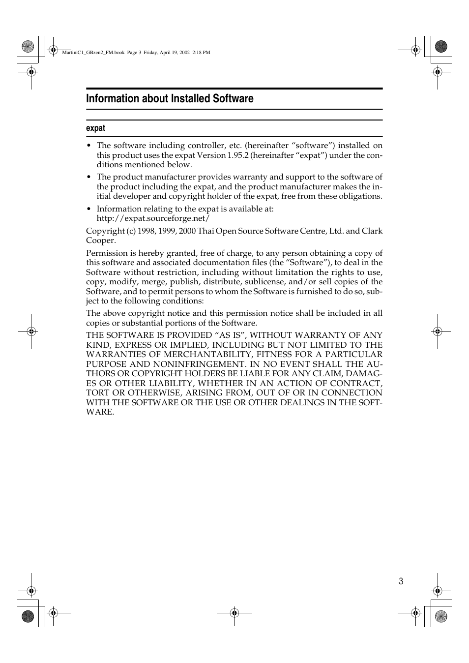 Information about installed software | Ricoh Aficio 2075 User Manual | Page 10 / 195