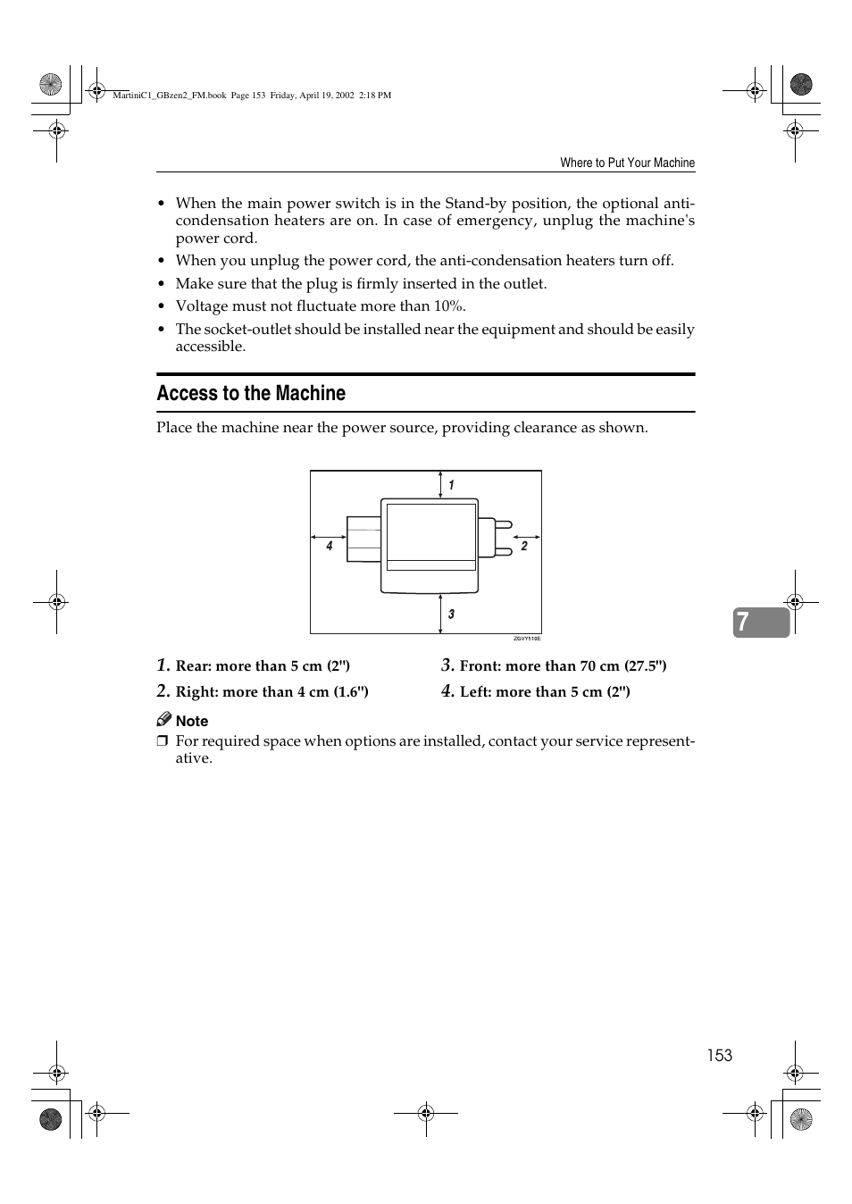 Access to the machine | Ricoh Aficio 2075 User Manual | Page 160 / 195