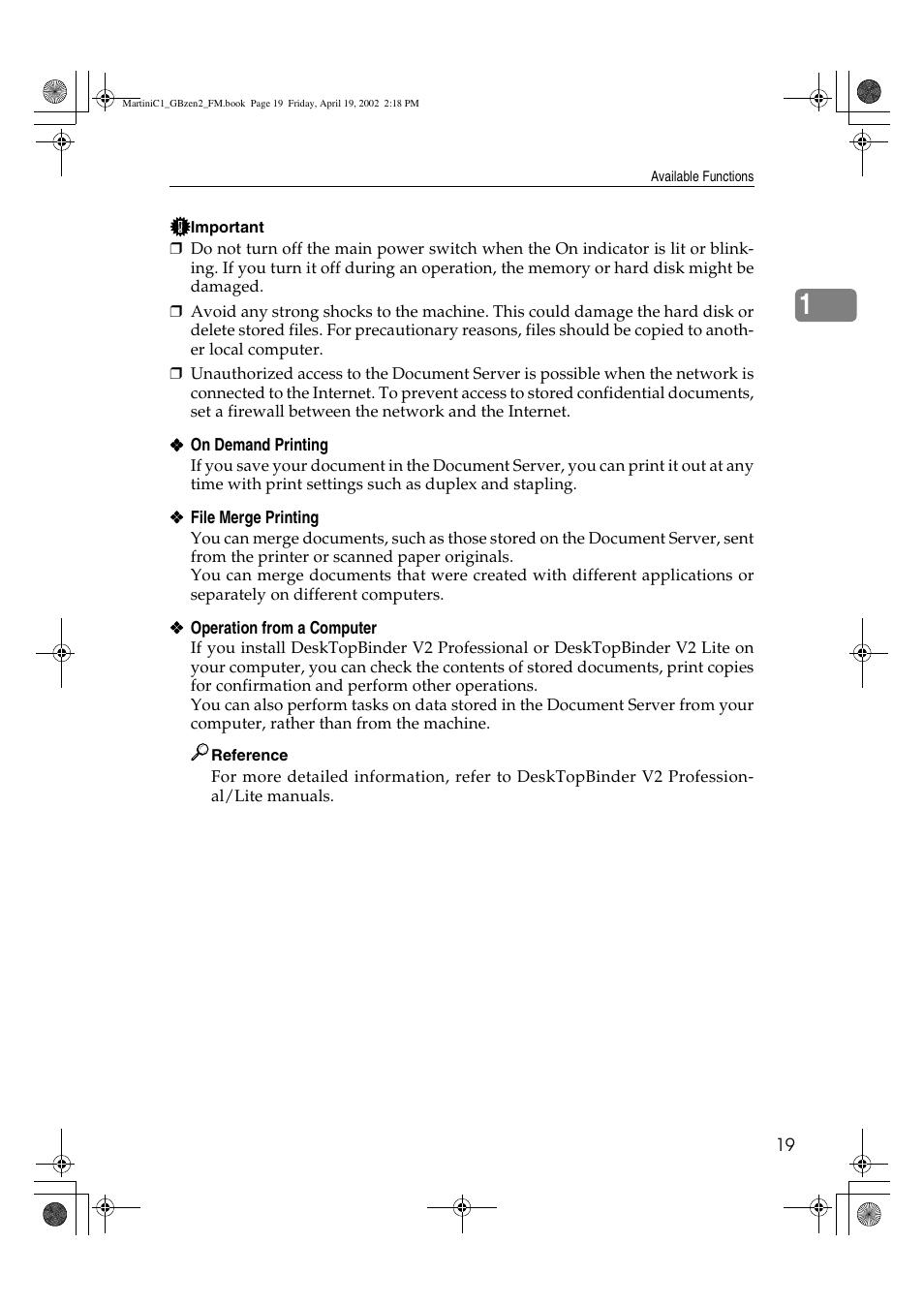 Ricoh Aficio 2075 User Manual | Page 26 / 195