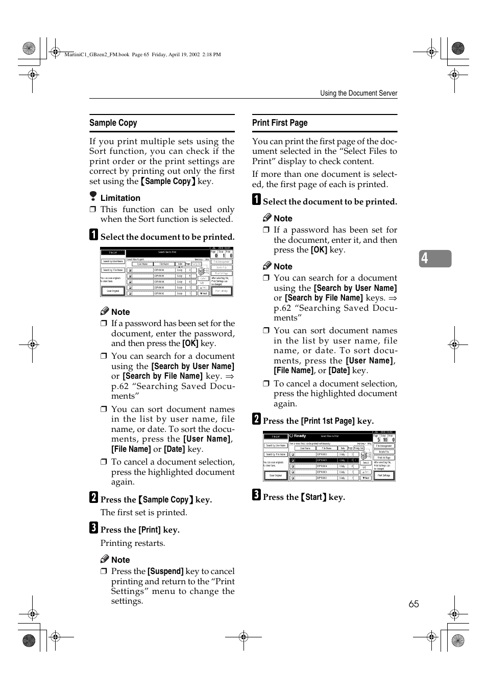 Ricoh Aficio 2075 User Manual | Page 72 / 195