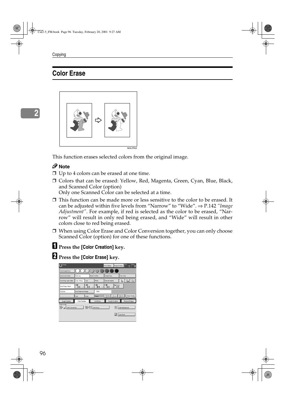 Color erase | Ricoh 6513 User Manual | Page 111 / 264