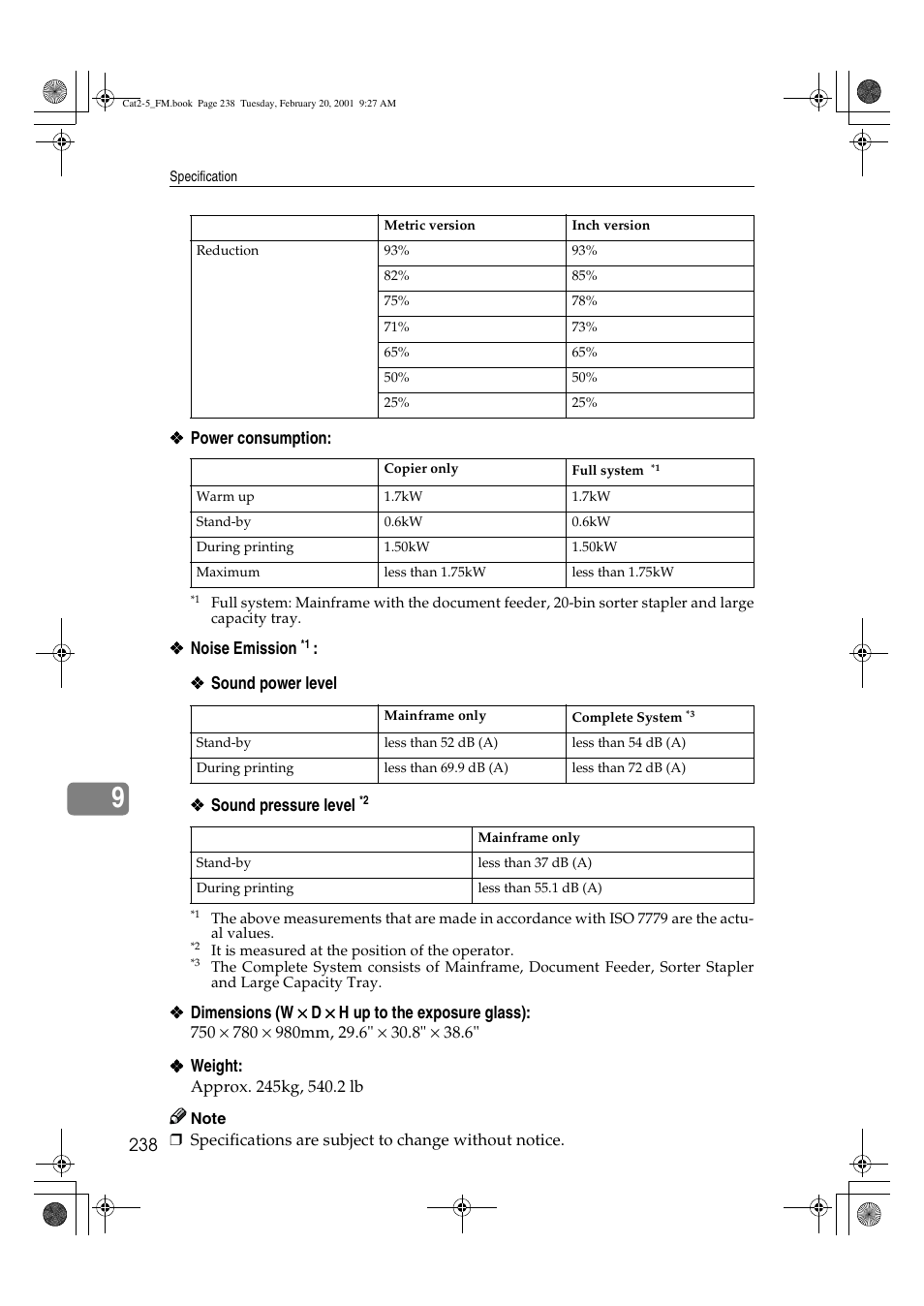 Ricoh 6513 User Manual | Page 253 / 264