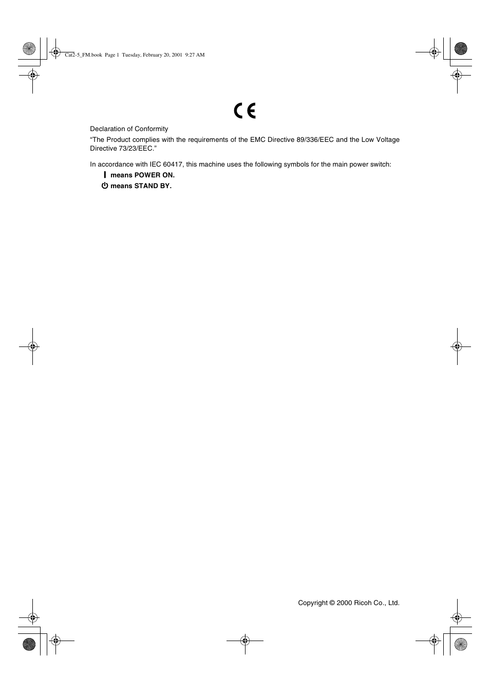 Ricoh 6513 User Manual | Page 3 / 264