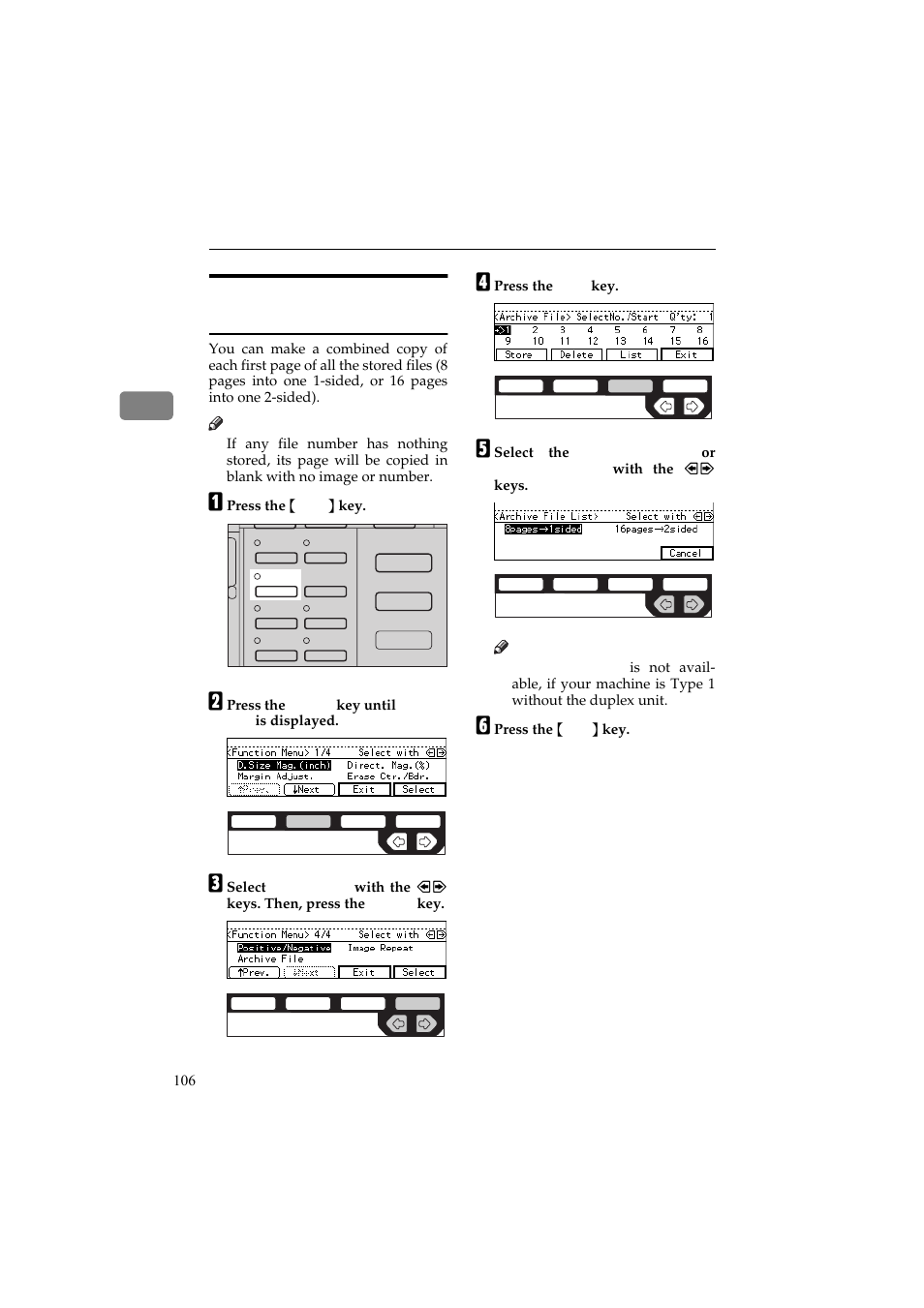 Printing a list of the stored images | Ricoh Aficio 340 User Manual | Page 155 / 494