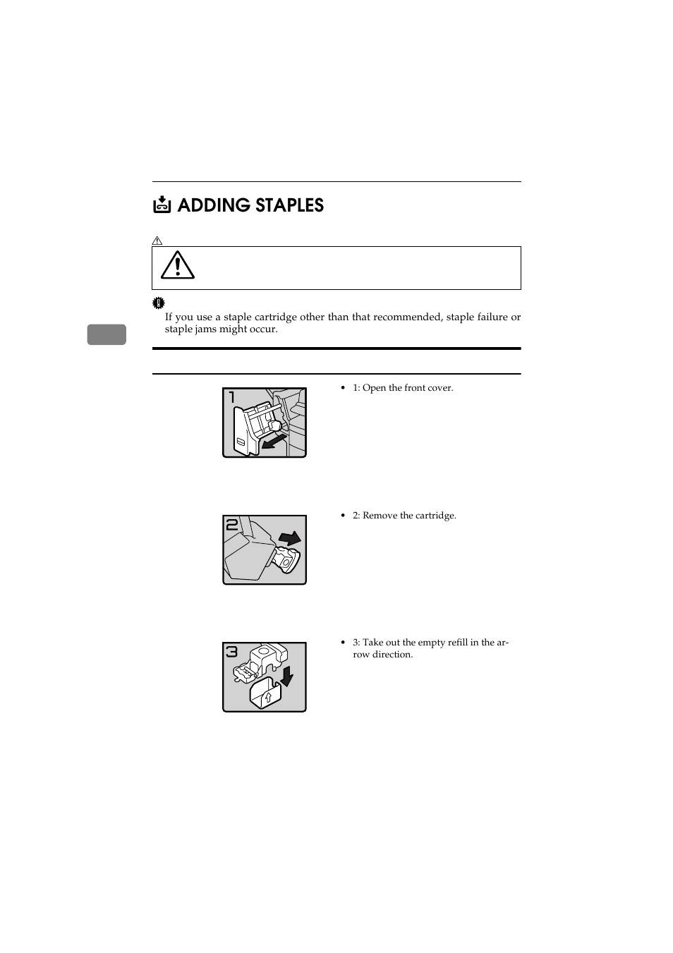 Adding staples, 1000-sheet finisher, 3d adding staples | Ricoh Aficio 340 User Manual | Page 183 / 494