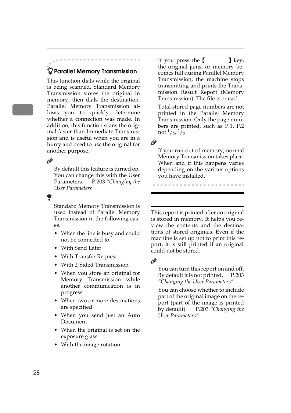 Memory storage report | Ricoh Aficio 340 User Manual | Page 284 / 494