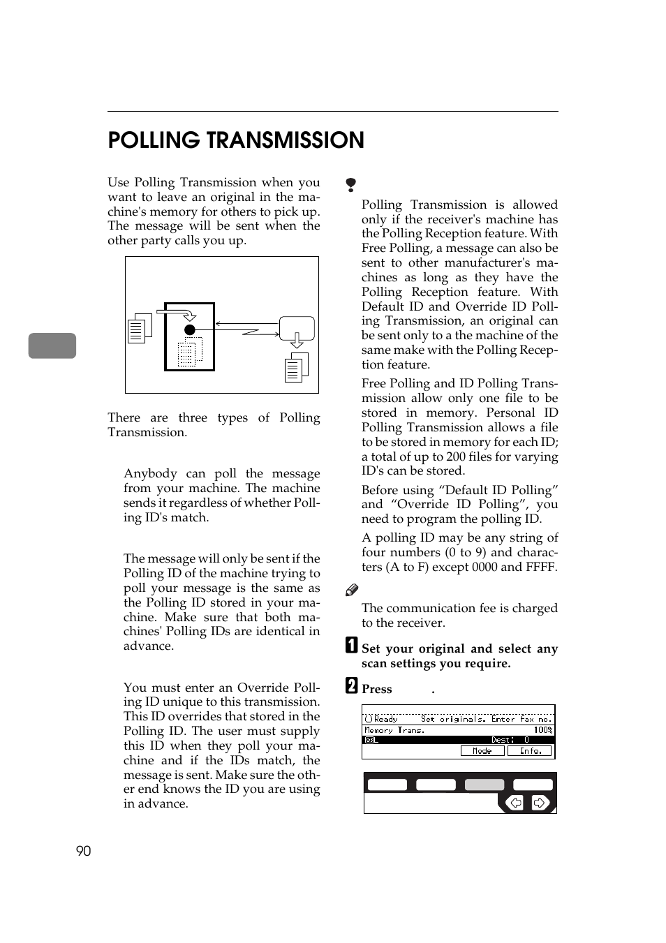 Polling transmission, 4polling transmission | Ricoh Aficio 340 User Manual | Page 346 / 494