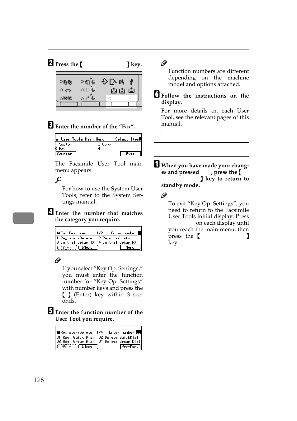 Exiting user tool mode | Ricoh Aficio 340 User Manual | Page 384 / 494