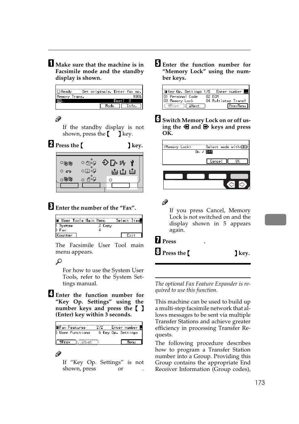 Multistep transfer | Ricoh Aficio 340 User Manual | Page 429 / 494