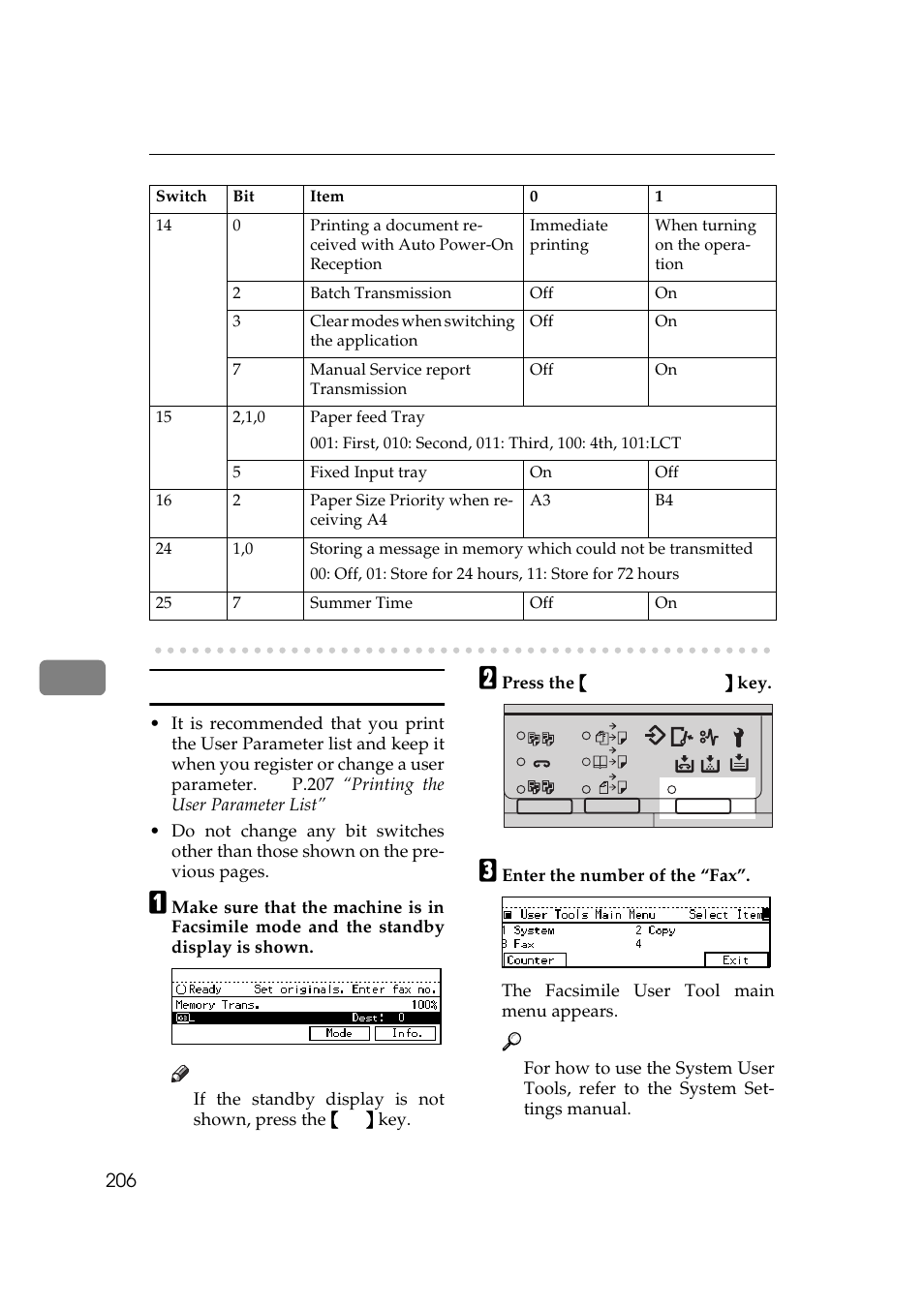 How to specify a user parameter | Ricoh Aficio 340 User Manual | Page 462 / 494