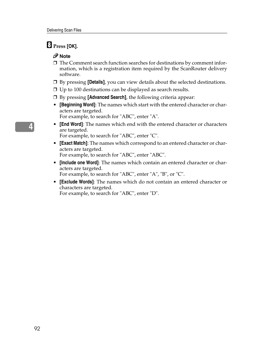 Ricoh Aficio MP 9000 User Manual | Page 100 / 168