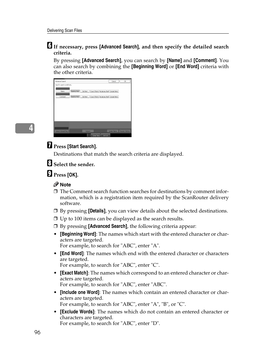 Ricoh Aficio MP 9000 User Manual | Page 104 / 168
