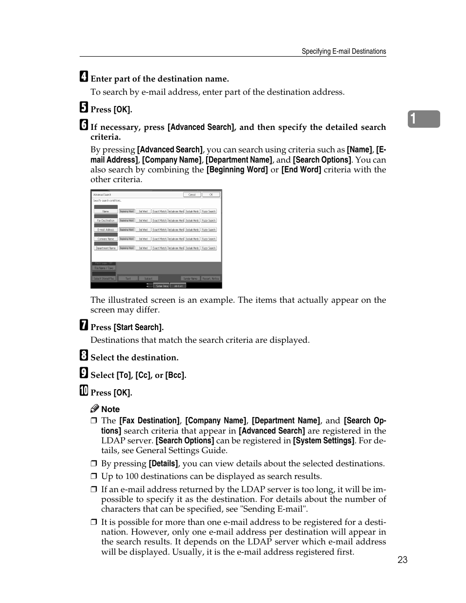 Ricoh Aficio MP 9000 User Manual | Page 31 / 168