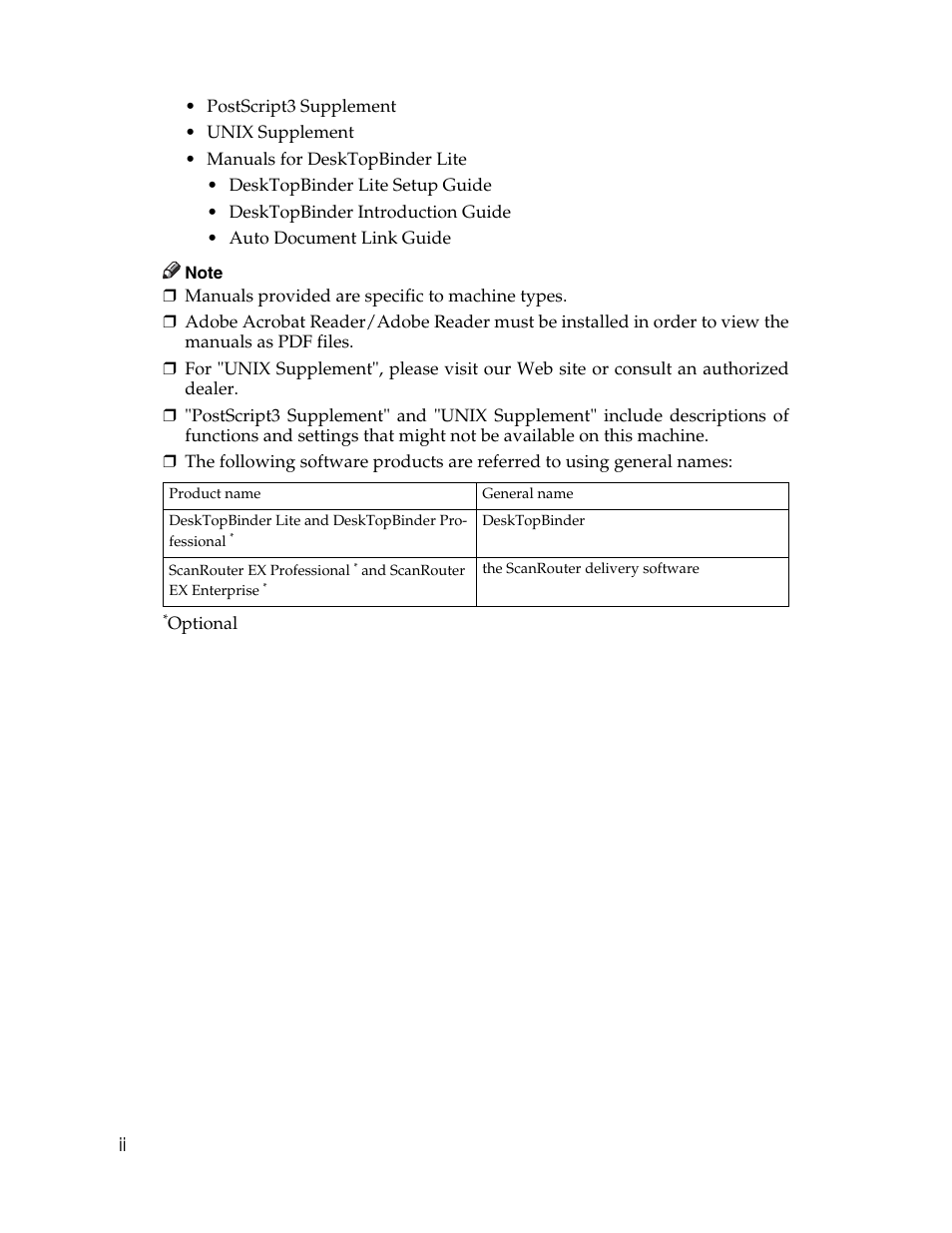Ricoh Aficio MP 9000 User Manual | Page 4 / 168