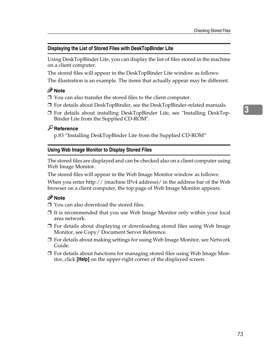Using web image monitor to display stored files | Ricoh Aficio MP 9000 User Manual | Page 81 / 168