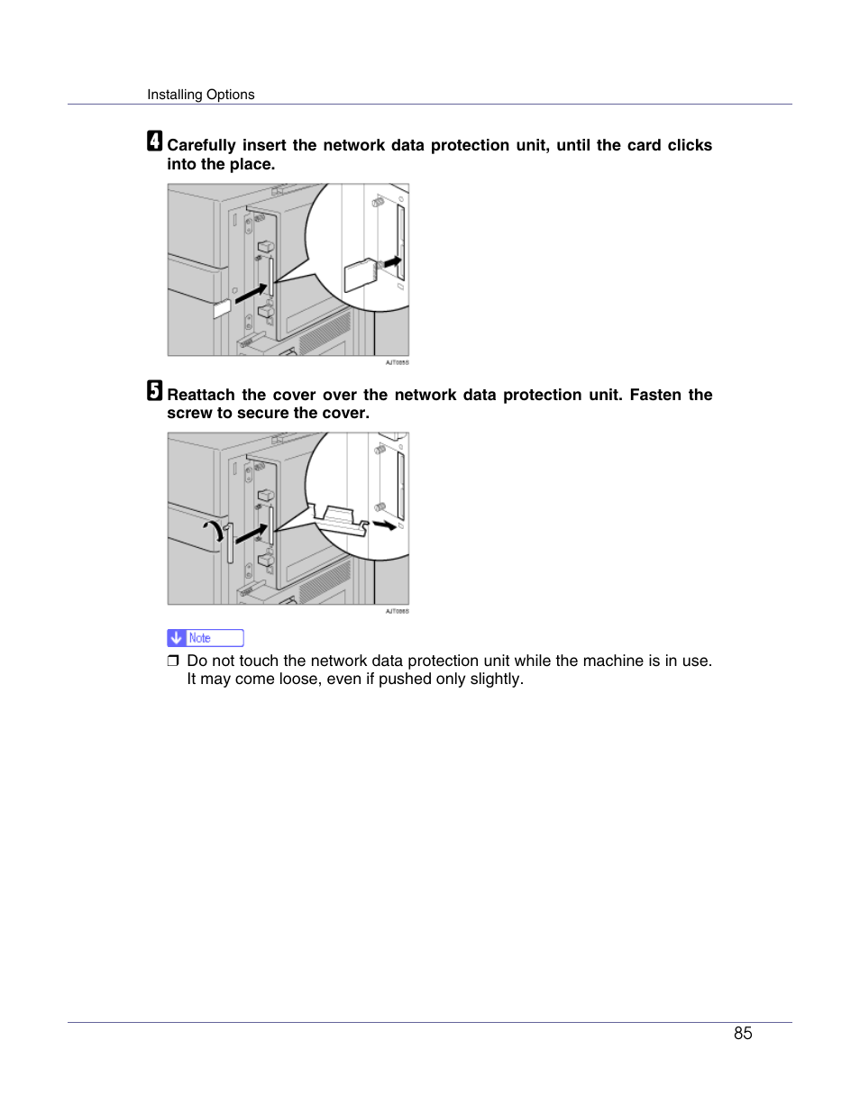 Ricoh Network Data Protection Unit Type C User Manual | Page 85 / 108