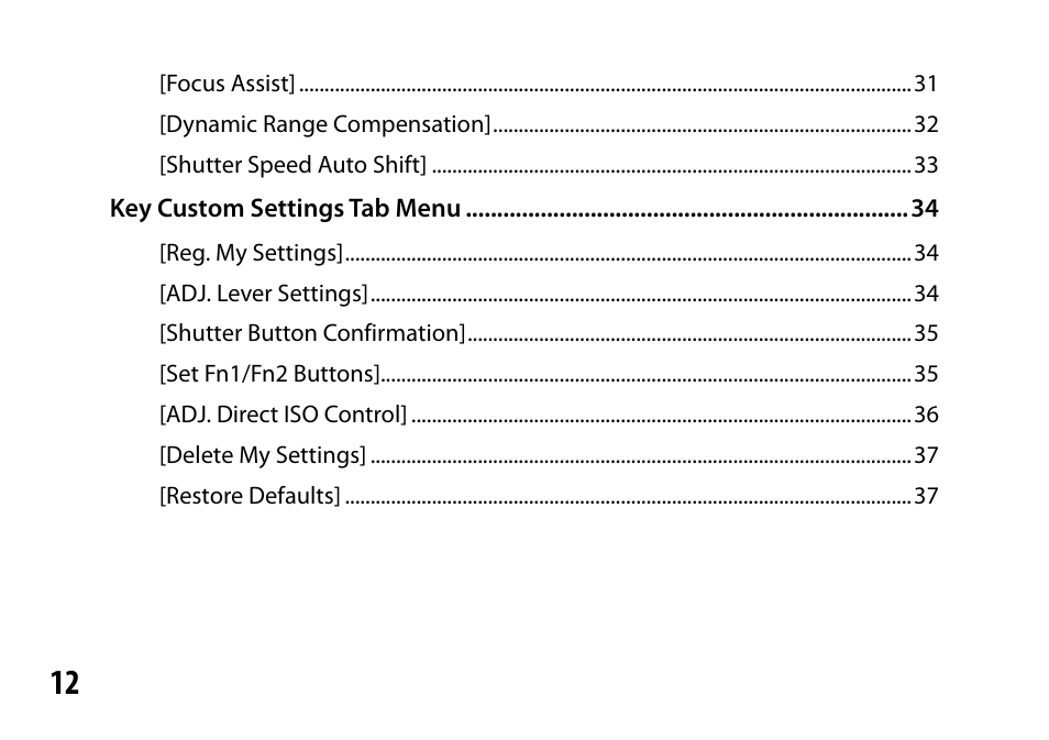 Ricoh Lens A16 User Manual | Page 12 / 64