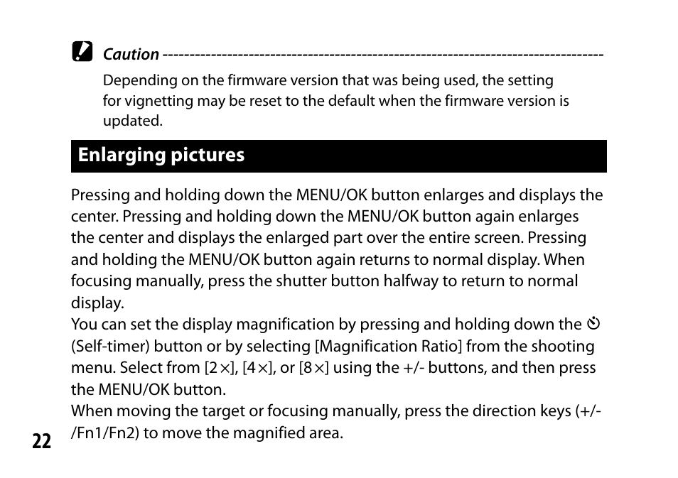 Ricoh Lens A16 User Manual | Page 22 / 64