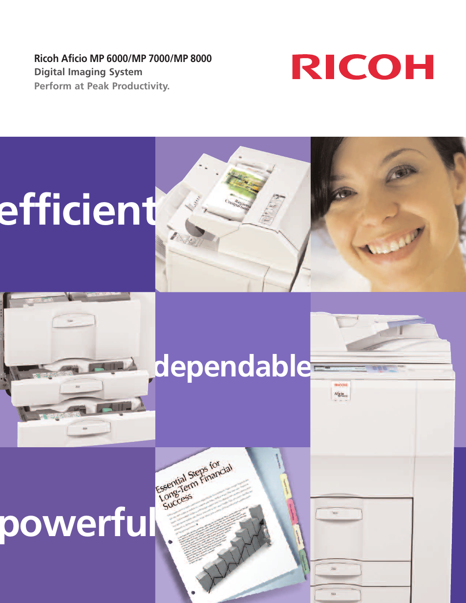 Ricoh Aficio MP 7000 User Manual | 6 pages