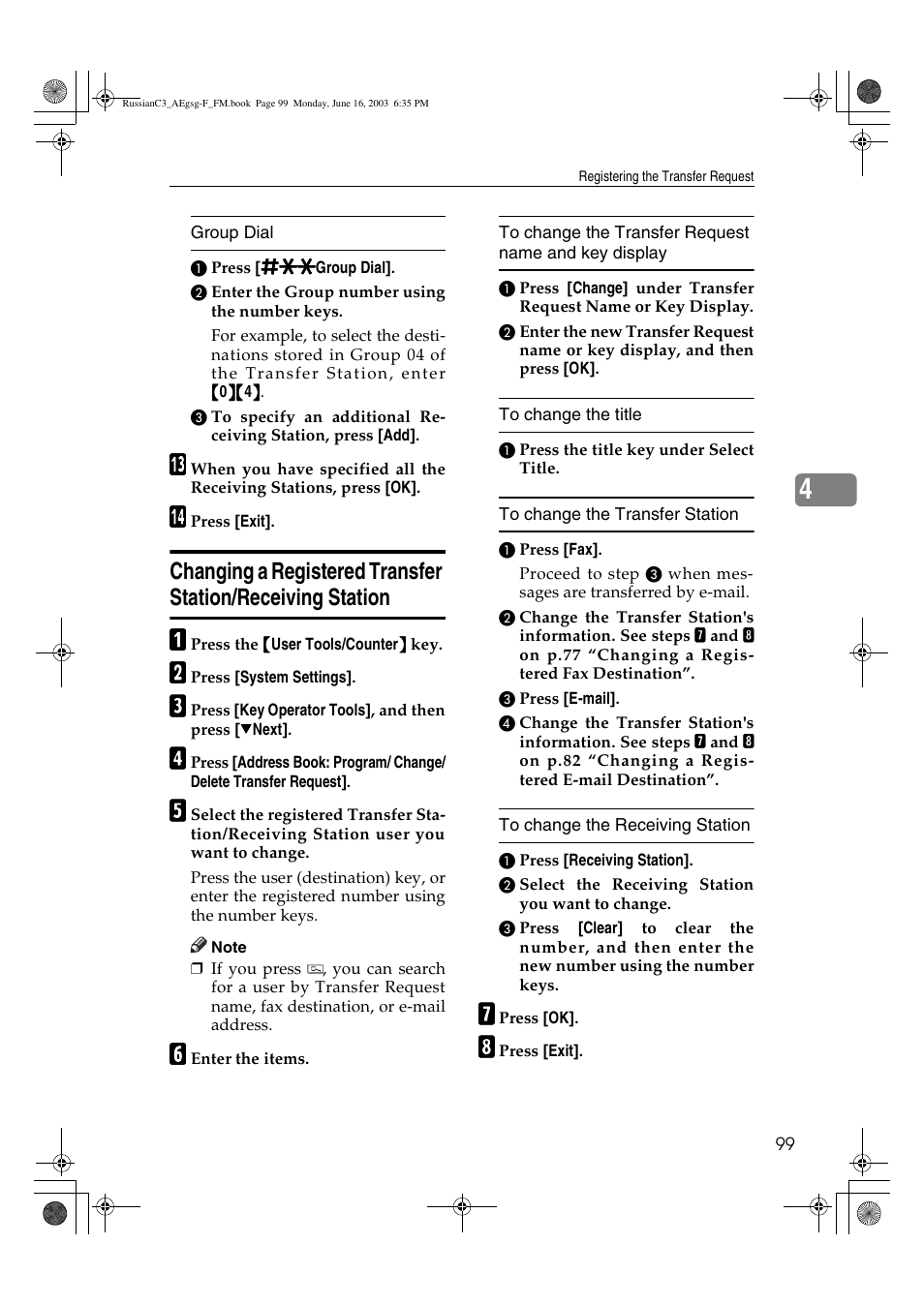 Ricoh Aficio LD122 User Manual | Page 111 / 184