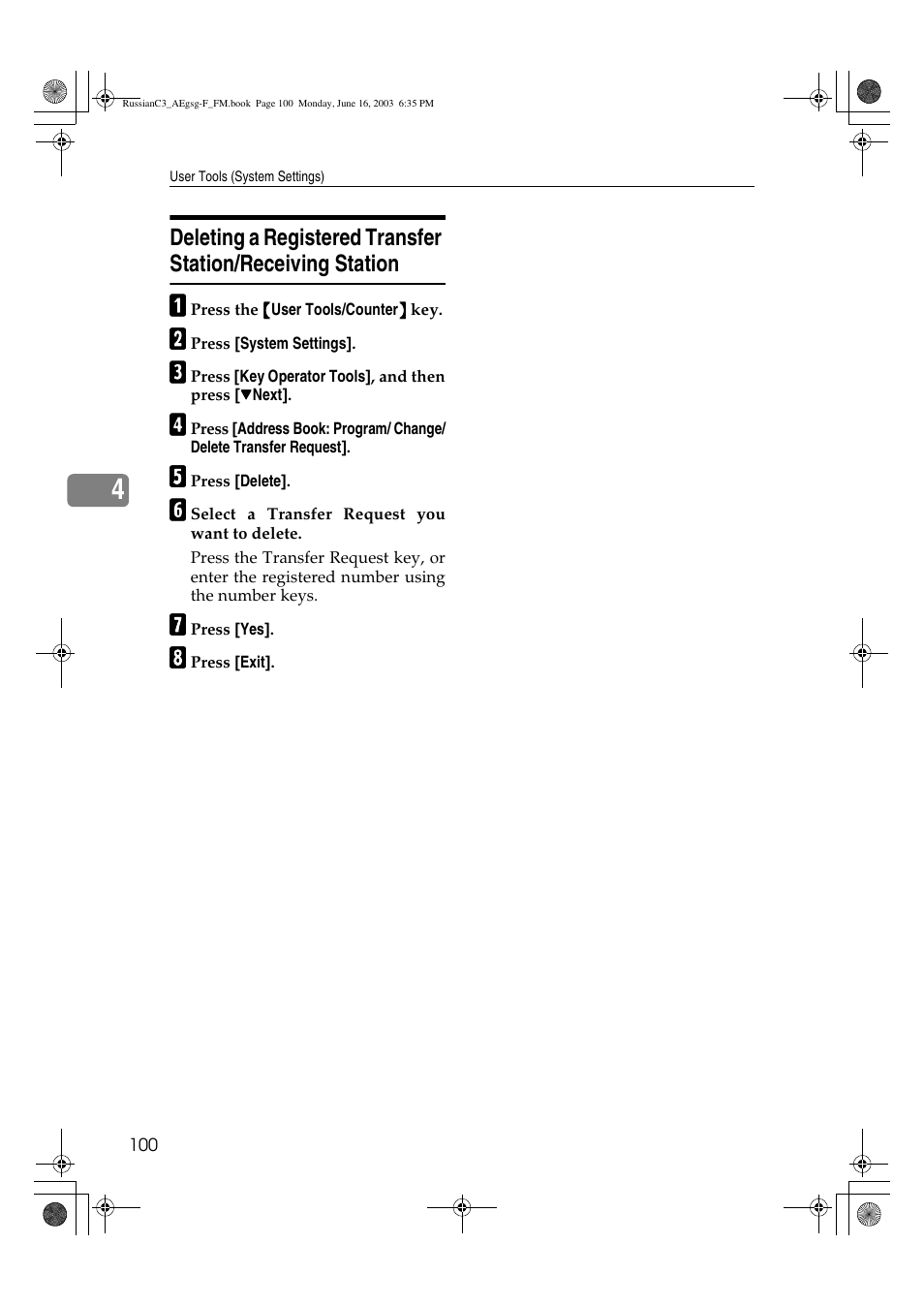Ricoh Aficio LD122 User Manual | Page 112 / 184