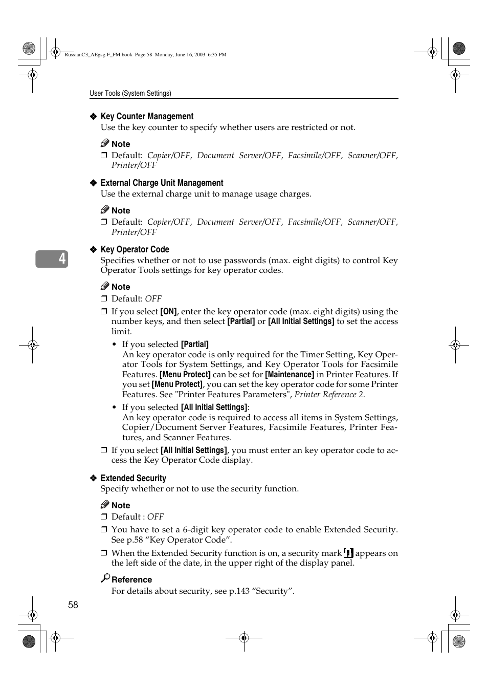 Ricoh Aficio LD122 User Manual | Page 70 / 184
